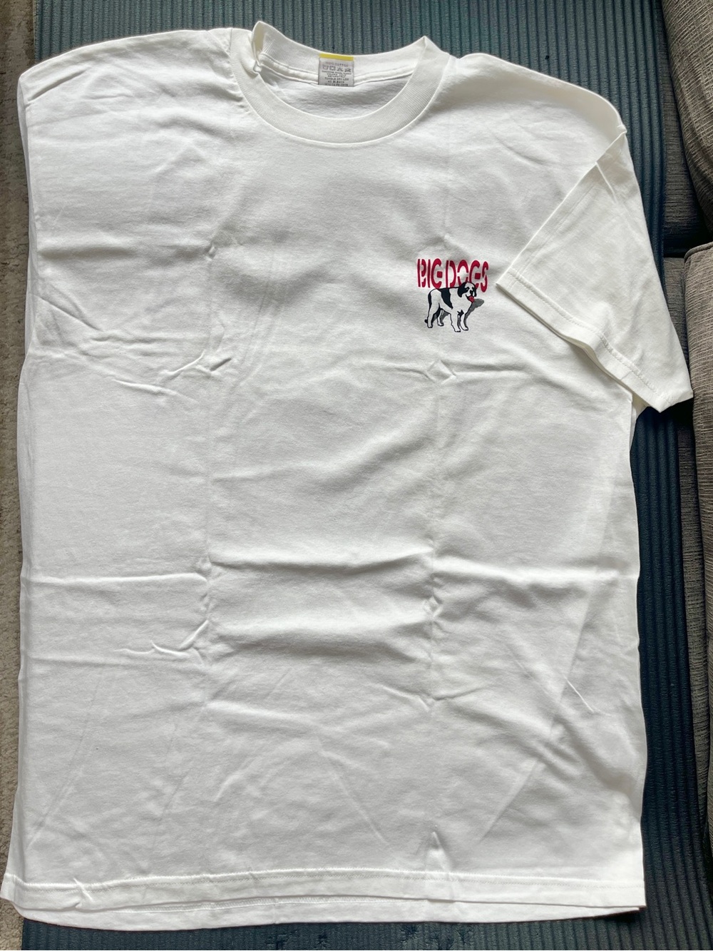Vtg 90s Big Dogs T Shirt Mens XL Big Tall Double Sided Think Single Stitch USA - Picture 3 of 6
